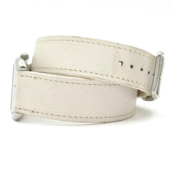 HERMES Cape Cod Double Tour CC1.710 1****** Cream Unisex Wrist Watch main image 10